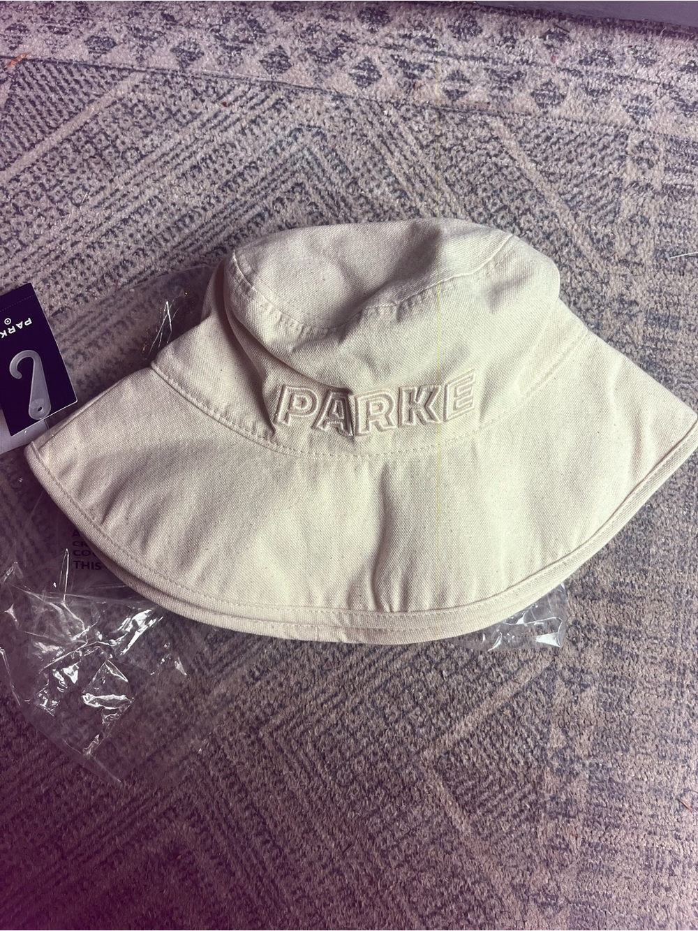 Parke x Target Canvas Bucket Hat -  Natural One Size Fits Most